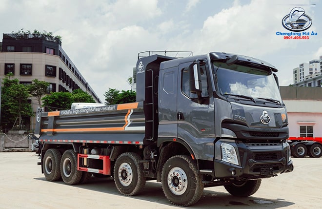 Hình 2: Xe Tải Ben CHENGLONG 350HP - Cầu Dầu