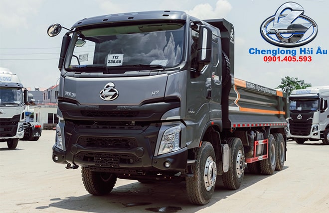 Hình 4: Xe Tải Ben CHENGLONG 350HP - Cầu Dầu