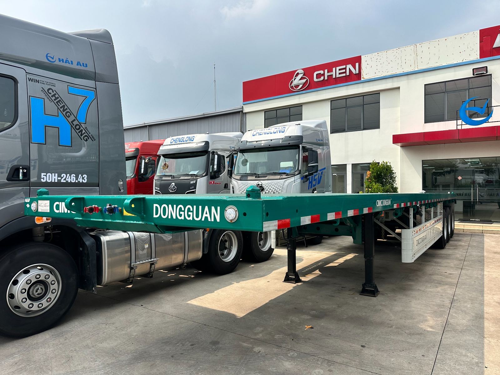 SƠ MI RƠ MOOC SÀN CIMC 40FT 3 TRỤC