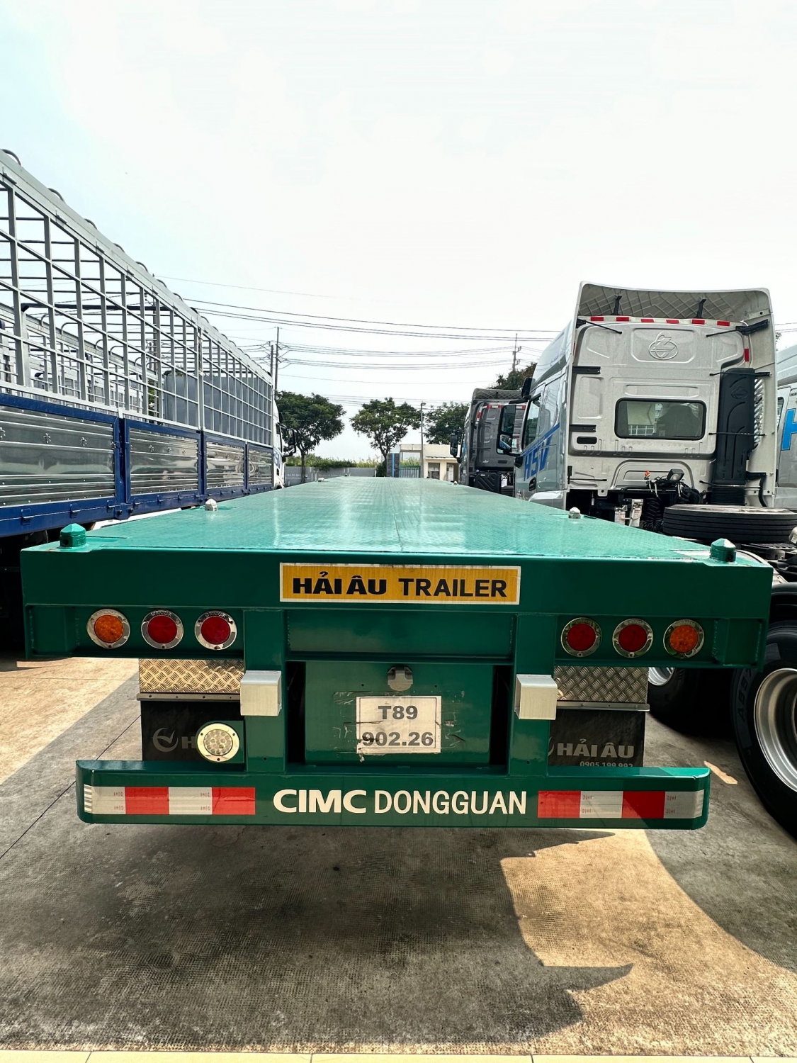SƠ MI RƠ MOOC SÀN CIMC 40FT 3 TRỤC