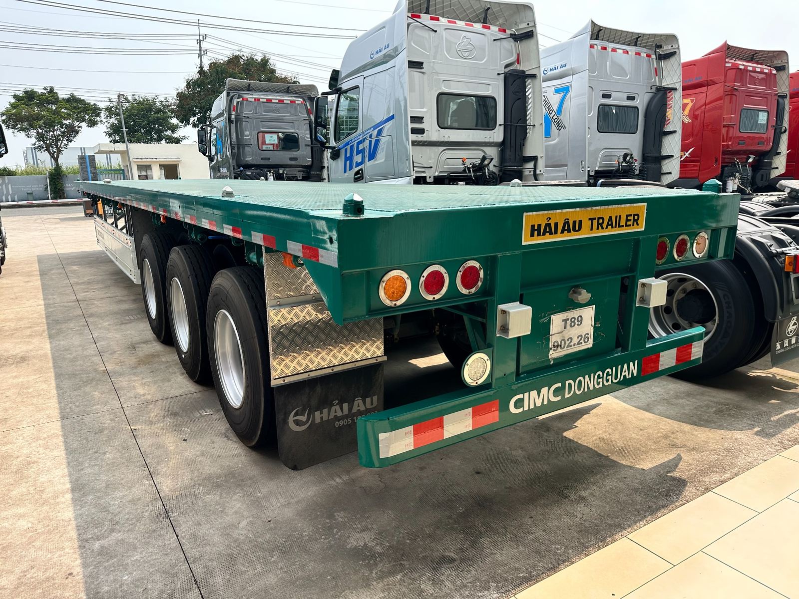SƠ MI RƠ MOOC SÀN CIMC 40FT 3 TRỤC